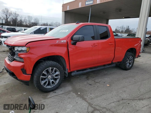 2019 Chevrolet Silverado 1500 RST with VIN 1GCRYEED5KZ230298, listed as a Copart auction lot 82813134 with 57,280 mi miles and Salvage Title. Bid and sale history available at DreamBid. Image 1.