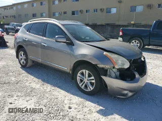 2012 Nissan Rogue SV with VIN JN8AS5MVXCW714807, listed as a Copart auction lot 52620405 with 125,202 mi miles and Salvage Title. Bid and sale history available at carsss.com. Image 4.