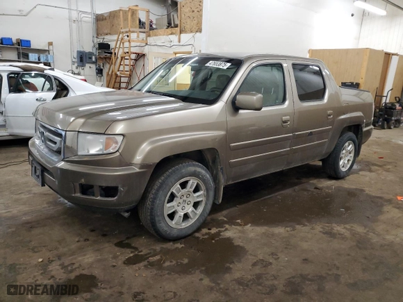 2011 Honda Ridgeline RTS with VIN 5FPYK1F46BB008015, listed as a Copart auction lot 47653875 with 157,547 mi miles and Salvage Title. Bid and sale history available at carsss.com. Image 1.