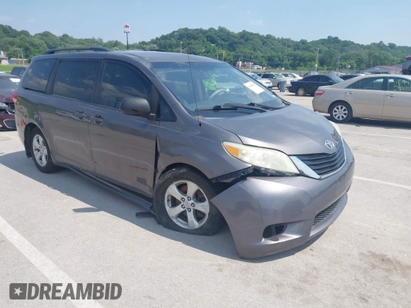 2011 Toyota Sienna LE AAS with VIN 5TDKK3DC7BS136053, listed as a IAAI auction lot 42469966 with 226,907 mi miles and . Bid and sale history available at DreamBid. Image 1.
