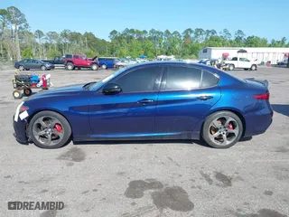 2017 Alfa Romeo Giulia Ti with VIN ZARFAECN3H7556727, listed as a IAAI auction lot 41901444 with 96,678 mi miles. Bid and sale history available at carsss.com. Image 14.