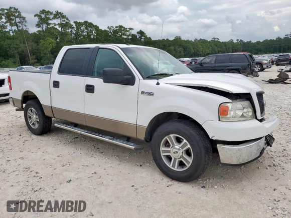2006 Ford F-150 XLT with VIN 1FTRW12W76KD38036, listed as a Copart auction lot 63437925 with 299,214 mi miles and Salvage title. Bid and sale history available at DreamBid. Image 4.