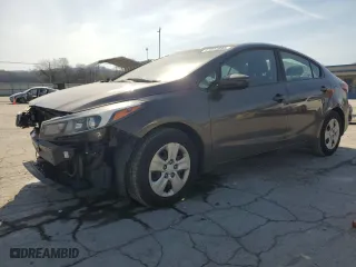 2017 Kia Forte LX with VIN 3KPFK4A74HE149795, listed as a Copart auction lot 51014685 with 0 mi miles and Salvage Title. Bid and sale history available at carsss.com. Image 1.