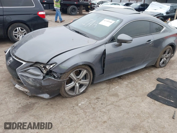 2016 Lexus RC 200t F Sport with VIN JTHHA5BC8G5000263, listed as a IAAI auction lot 41709340 with 85,310 mi miles and . Bid and sale history available at DreamBid. Image 17.