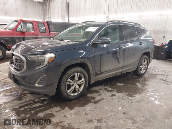 2018 GMC Terrain SLE with VIN 3GKALTEV0JL361531, listed as a IAAI auction lot 40997651 with 109,343 mi miles. Bid and sale history available at carsss.com. Image 2.