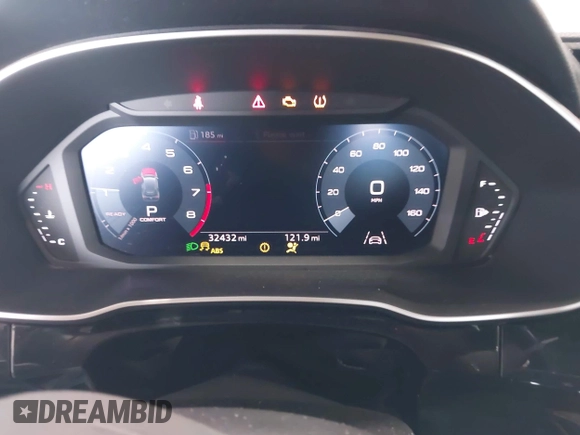 2020 Audi Q3 Premium with VIN WA1AECF3XL1090825, listed as a IAAI auction lot 42541577 with 32,432 mi miles and . Bid and sale history available at DreamBid. Image 7.