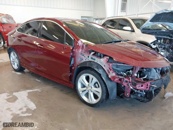 2016 Chevrolet Cruze Premier with VIN 1G1BG5SM2G7302434, listed as a IAAI auction lot 41619114 with 115,684 mi miles. Bid and sale history available at carsss.com. Image 1.