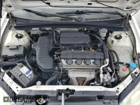 2005 Honda Civic Cpe LX with VIN 1HGEM22595L027400, listed as a Copart auction lot 53389715 with 191,204 mi miles and Salvage Title. Bid and sale history available at carsss.com. Image 11.
