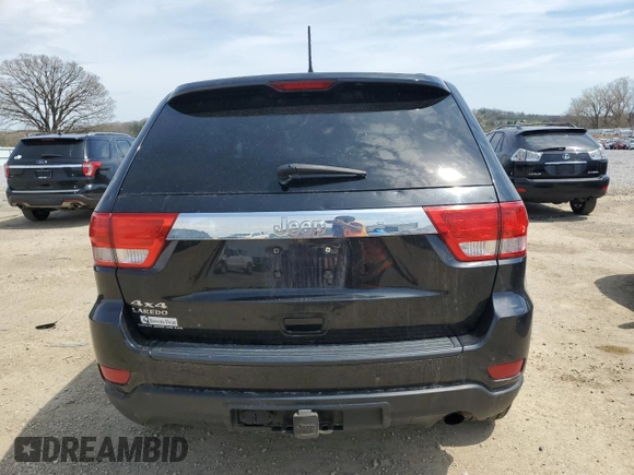 2013 Jeep Grand Cherokee Laredo with VIN 1C4RJFAG2DC604589, listed as a Copart auction lot 54268625 with 186,746 mi miles and Non Repairable. Bid and sale history available at carsss.com. Image 6.