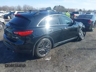 2016 Infiniti QX70 z VIN JN8CS1MW6GM750280, wystawiony jako IAAI lot #41588491 z przebiegiem 78 266 mil mil oraz . Historia ofert i sprzedaży dostępna na DreamBid. Obrazek 4.