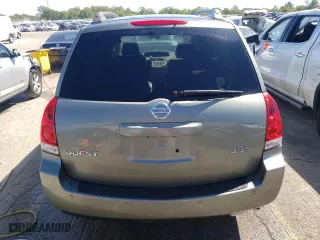 2006 Nissan Quest S Special Edition with VIN 5N1BV28UX6N114172, listed as a Copart auction lot 69837834 with 0 mi miles and Salvage Title. Bid and sale history available at carsss.com. Image 6.