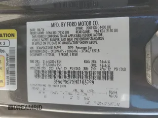 2017 Ford Fusion S with VIN 3FA6P0G7XHR186799, listed as a Copart auction lot 49870325 with 92,021 mi miles and Salvage Title. Bid and sale history available at DreamBid. Image 12.