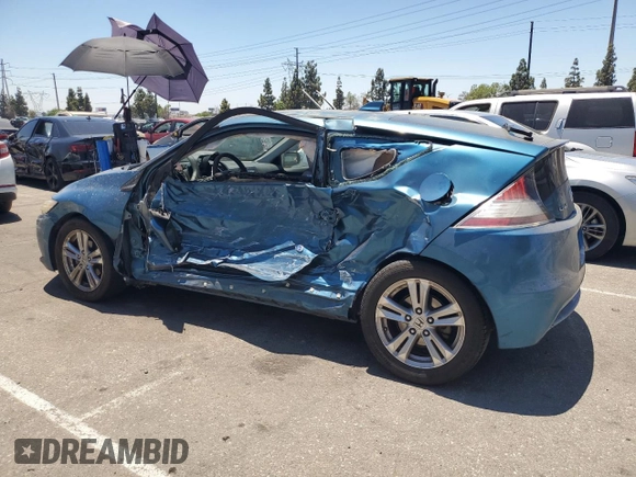 2011 Honda CR-Z with VIN JHMZF1D44BS012599, listed as a Copart auction lot 61500014 with Not Provided miles and Salvage Title. Bid and sale history available at DreamBid. Image 2.