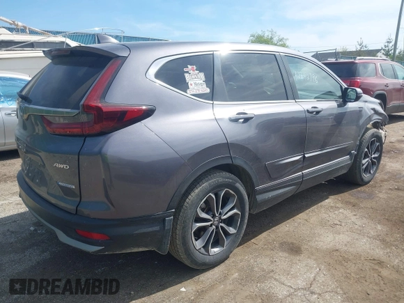 2021 Honda CR-V EX-L с VIN 7FART6H89ME010307, выставлен на аукционе IAAI как лот 42242796 с пробегом 70 712 миль миль и . История ставок и продаж доступна на DreamBid. Изображение 4.