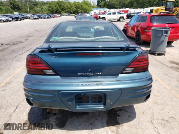 2002 Pontiac Grand Am SE with VIN 1G2NE52F52C210198, listed as a Copart auction lot 62926284 with 141,419 mi miles and Salvage Title. Bid and sale history available at carsss.com. Image 6.