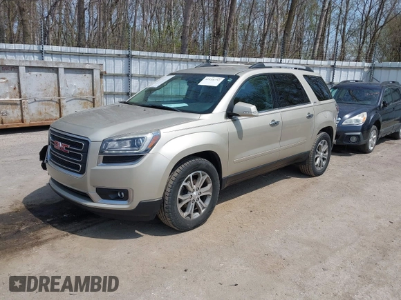2015 GMC Acadia SLT z VIN 1GKKRSKD2FJ158888, wystawiony jako IAAI lot #42116752 z przebiegiem 156 778 mil mil oraz . Historia ofert i sprzedaży dostępna na DreamBid. Obrazek 17.