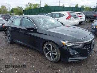 2020 Honda Accord Sport with VIN 1HGCV2F38LA023487, listed as a IAAI auction lot 42194836 with 56,242 mi miles and . Bid and sale history available at DreamBid. Image 1.