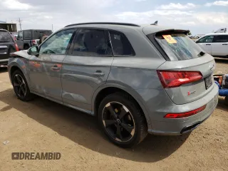 2020 Audi SQ5 Premium Plus with VIN WA1B4AFY7L2015730, listed as a Copart auction lot 60477453 with 36,680 mi miles and . Bid and sale history available at DreamBid. Image 2.
