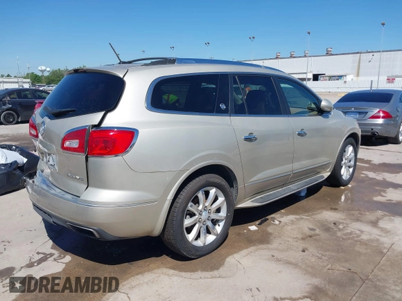 2013 Buick Enclave Premium with VIN 5GAKRDKD2DJ206346, listed as a IAAI auction lot 39121033 with 168,119 mi miles and . Bid and sale history available at DreamBid. Image 4.