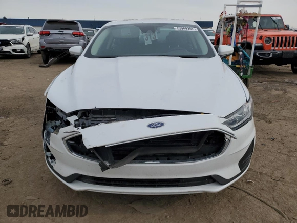2020 Ford Fusion SE with VIN 3FA6P0HD3LR250467, listed as a Copart auction lot 43949205 with 50,592 mi miles and Salvage Title. Bid and sale history available at carsss.com. Image 5.