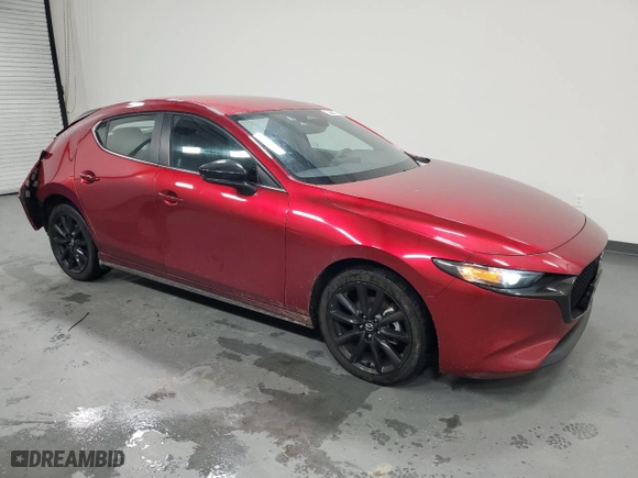 2024 Mazda Mazda3 Hatchback 2.5 S Select Sport with VIN JM1BPAKM1R1712874, listed as a Copart auction lot 44733825 with 26,999 mi miles and Clean Title. Bid and sale history available at carsss.com. Image 4.