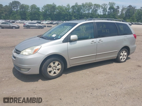 2004 Toyota Sienna XLE with VIN 5TDZA22C94S074818, listed as a IAAI auction lot 42444765 with Not provided miles and . Bid and sale history available at DreamBid. Image 2.