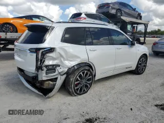 2022 Cadillac XT6 Sport with VIN 1GYKPGRS8NZ164305, listed as a Copart auction lot 80268754 with 17,232 mi miles and Salvage Title. Bid and sale history available at carsss.com. Image 3.
