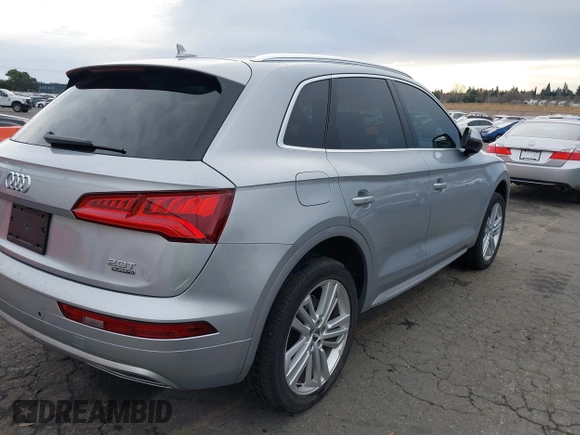2018 Audi Q5 Prestige with VIN WA1CNAFYXJ2087049, listed as a IAAI auction lot 41145218 with 38,785 mi miles. Bid and sale history available at carsss.com. Image 4.