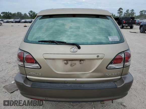 2003 Lexus RX 300 with VIN JTJGF10UX30150298, listed as a Copart auction lot 68138514 with 295,600 mi miles and Salvage Title. Bid and sale history available at carsss.com. Image 6.