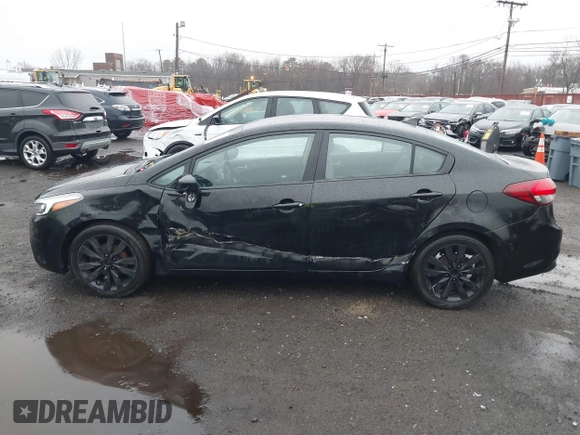 2017 Kia Forte LX with VIN 3KPFK4A76HE110741, listed as a IAAI auction lot 41797488 with 137,049 mi miles. Bid and sale history available at carsss.com. Image 14.