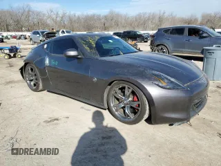2010 Nissan 370Z Touring with VIN JN1AZ4EH6AM501763, listed as a Copart auction lot 45717785 with 102,341 mi miles and Salvage Title. Bid and sale history available at DreamBid. Image 4.