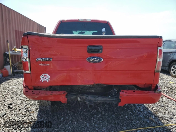 2009 Ford F-150 STX with VIN 1FTRX12W09FA21578, listed as a Copart auction lot 53314845 with 194,882 mi miles and Salvage Title. Bid and sale history available at carsss.com. Image 6.