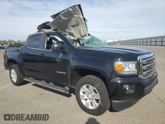2018 GMC Canyon 2WD SLE with VIN 1GTG5CENXJ1133897, listed as a Copart auction lot 81568144 with 64,032 mi miles and Salvage Title. Bid and sale history available at carsss.com. Image 4.