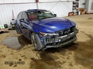 2022 Lexus IS 350 F Sport with VIN JTHGZ1E29N5025881, listed as a Copart auction lot 49969045 with 26,300 mi miles and Salvage title. Bid and sale history available at DreamBid. Image 14.