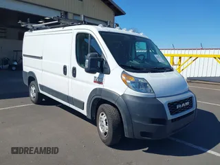 2019 Ram ProMaster Cargo with VIN 3C6TRVAG8KE500145, listed as a IAAI auction lot 42046332 with 216,872 mi miles and . Bid and sale history available at carsss.com. Image 1.
