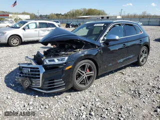 2018 Audi SQ5 Premium Plus with VIN WA1A4AFY3J2228778, listed as a Copart auction lot 50289465 with 0 mi miles and Salvage Title. Bid and sale history available at carsss.com. Image 1.