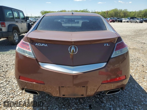 2009 Acura TL Tech with VIN 19UUA86519A003840, listed as a Copart auction lot 52365865 with 256,973 mi miles and Clean Title. Bid and sale history available at carsss.com. Image 6.