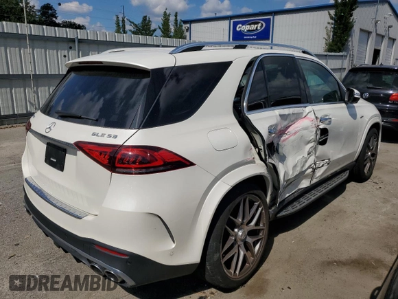 2022 Mercedes-Benz GLE 53 AMG with VIN 4JGFB6BB4NA592117, listed as a Copart auction lot 72260024 with 32,775 mi miles and Salvage title. Bid and sale history available at DreamBid. Image 3.