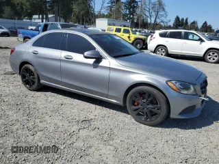 2015 Mercedes-Benz C 300 Luxury with VIN 55SWF4KB1FU022614, listed as a Copart auction lot 54110335 with 113,522 mi miles and Clean Title. Bid and sale history available at carsss.com. Image 4.