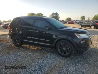 2018 Ford Explorer XLT with VIN 1FM5K7D81JGA17743, listed as a Copart auction lot 52183755 with 128,399 mi miles and Salvage Title. Bid and sale history available at DreamBid. Image 4.