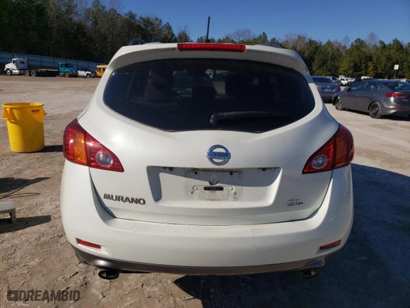 2010 Nissan Murano S with VIN JN8AZ1MU3AW013230, listed as a Copart auction lot 46337655 with 124,269 mi miles and Salvage Title. Bid and sale history available at carsss.com. Image 6.
