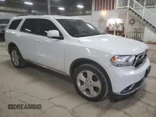 2015 Dodge Durango Limited with VIN 1C4RDJDG7FC696033, listed as a Copart auction lot 53987275 with 134,921 mi miles and Salvage title. Bid and sale history available at DreamBid. Image 4.