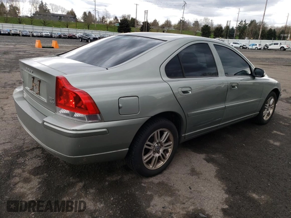 2007 Volvo S60 2.5L Turbo with VIN YV1RH592672630115, listed as a Copart auction lot 49657345 with 188,225 mi miles and Clean Title. Bid and sale history available at carsss.com. Image 3.