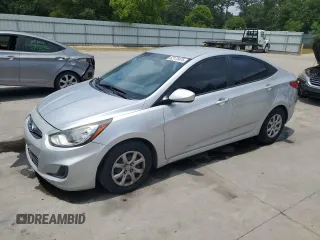 2014 Hyundai Accent GLS with VIN KMHCT4AE8EU687102, listed as a Copart auction lot 62172475 with 201,719 mi miles and Salvage title. Bid and sale history available at DreamBid. Image 1.