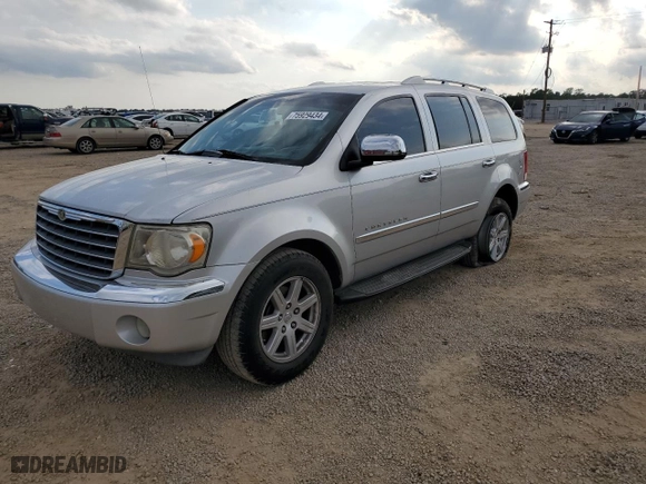 2007 Chrysler Aspen Limited with VIN 1A8HX58P07F522849, listed as a Copart auction lot 75929434 with 189,336 mi miles and Salvage Title. Bid and sale history available at carsss.com. Image 1.