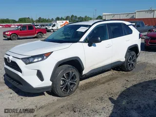 2021 Toyota RAV4 LE with VIN 2T3H1RFV0MW115299, listed as a IAAI auction lot 42030049 with 38,446 mi miles. Bid and sale history available at carsss.com. Image 2.