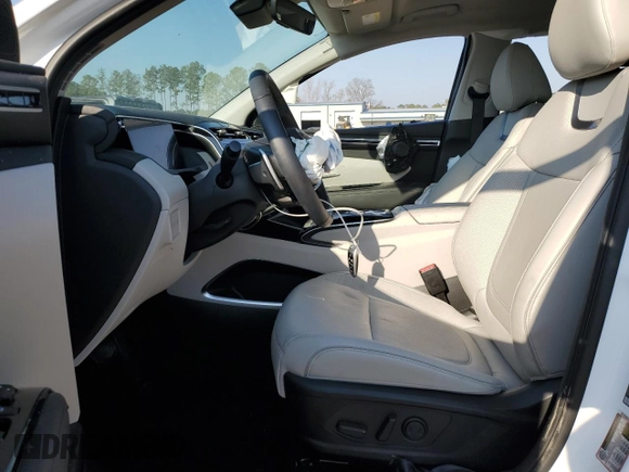 2024 Hyundai Tucson Limited with VIN 5NMJE3DE1RH389810, listed as a Copart auction lot 43654645 with 6,847 mi miles and Salvage Title. Bid and sale history available at carsss.com. Image 7.