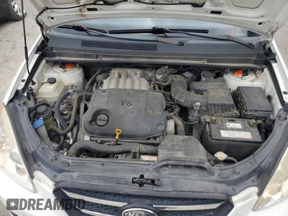 2008 Kia Rondo LX with VIN KNAFG526387167974, listed as a Copart auction lot 73644594 with 127,360 mi miles and Salvage Title. Bid and sale history available at carsss.com. Image 12.