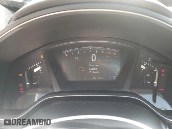 2018 Honda CR-V EX with VIN 2HKRW2H58JH671812, listed as a Copart auction lot 51483475 with 110,424 mi miles and Salvage Title. Bid and sale history available at DreamBid. Image 9.