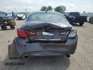 2019 Infiniti Q70 Luxe with VIN JN1BY1AR2KM585067, listed as a Copart auction lot 57527895 with 62,965 mi miles and Salvage title. Bid and sale history available at DreamBid. Image 6.